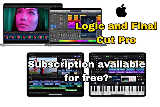 Logic and Final Cut Pro Subscription Pricing for iPad