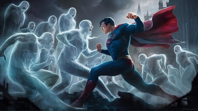 Superman vs Ghosts
