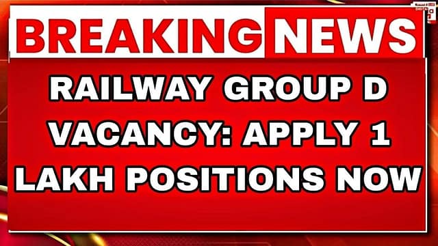 Railway Group D Vacancy